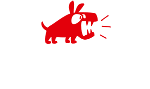 Logo chien rouge des salles de sport Burpees